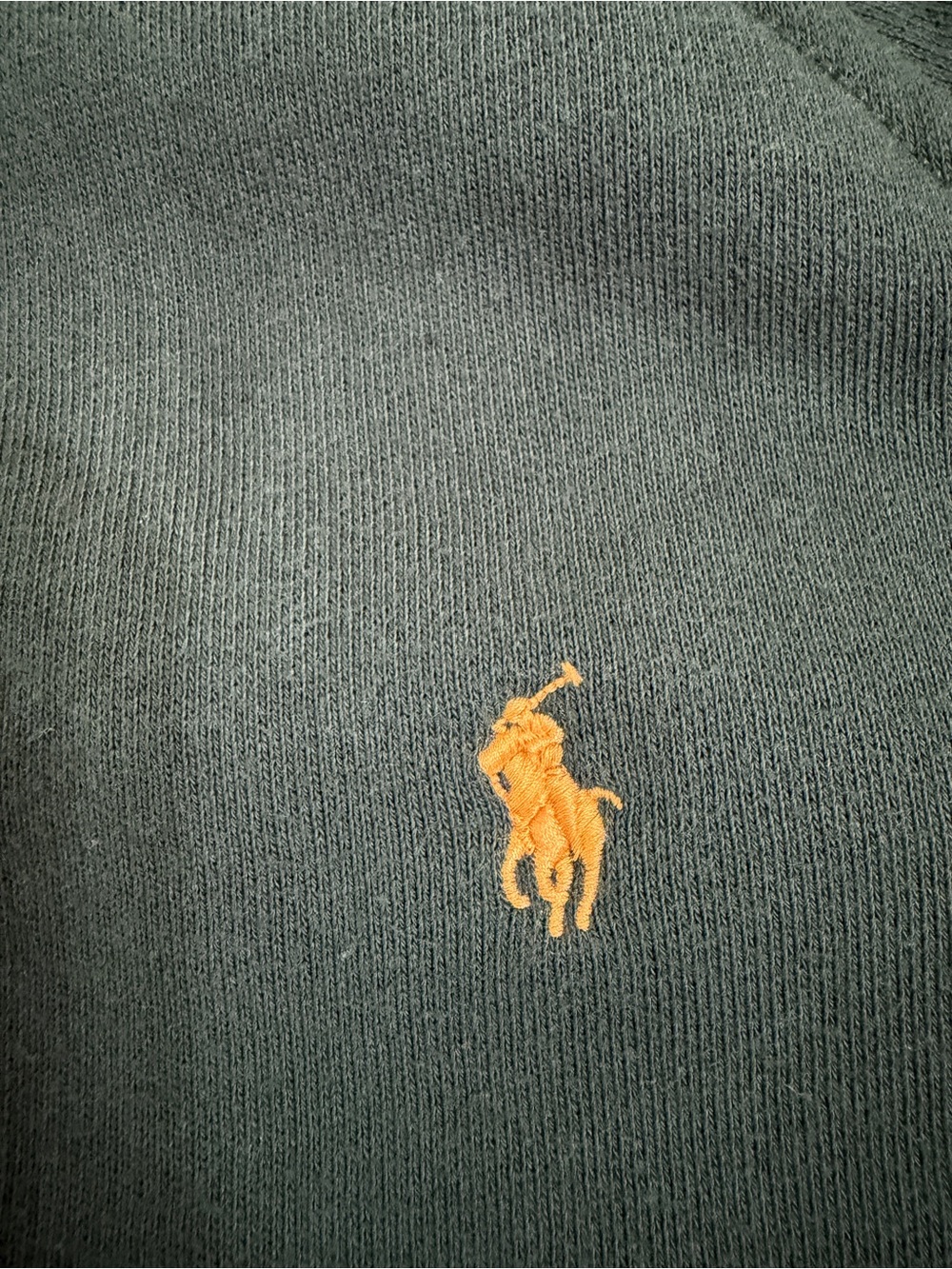 Polo by Ralph Lauren Dark Green baseball Jacket with Stripe Ribbing - Picture 4 of 9